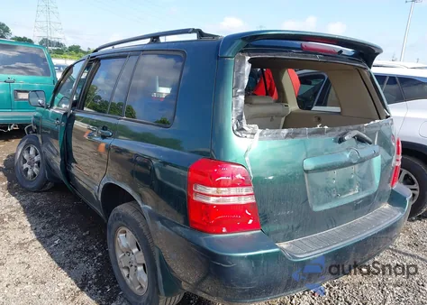 2001 Toyota Highlander из США, поврежденный, VIN JTEHD21A210002498
